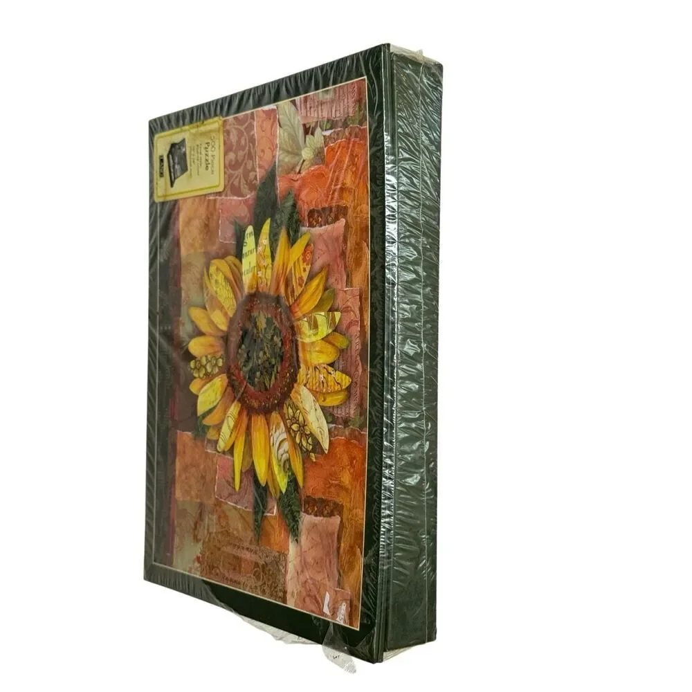Lang 500 Piece Jigsaw Puzzle  2009 Sunflower Pop up easel cover - Sealed / New